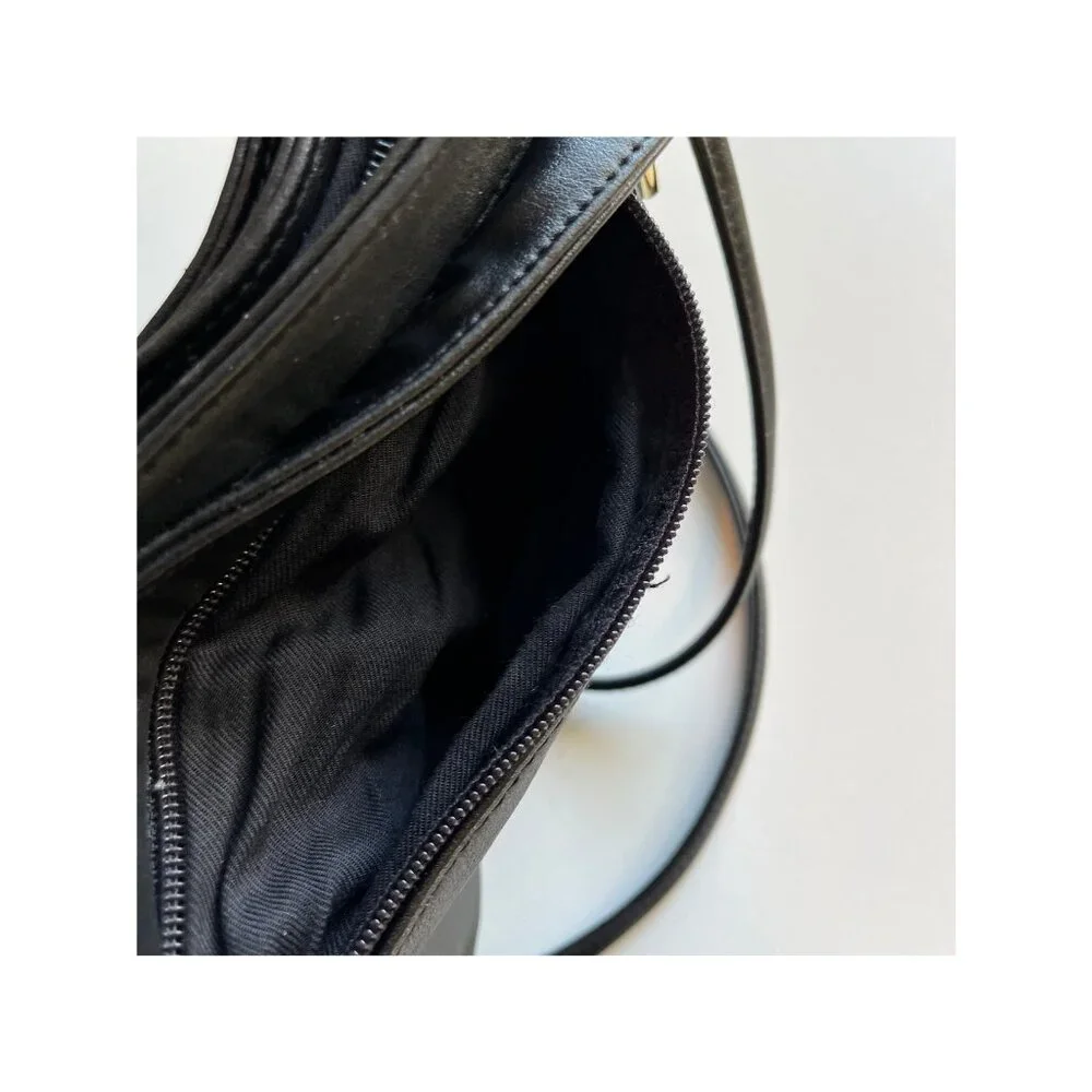 LADY MANHATTAN Designer Black Purse - Picture 6 of 6